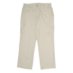 RED HEAD Mens Cotton Beige Regular Cargo Trousers W36 L30 Utility Casual