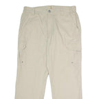 RED HEAD Mens Cotton Beige Regular Cargo Trousers W36 L30 Utility Casual