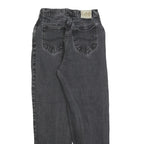 LEE Womens Jeans Black Regular Straight Denim Medium W26 L28 Classic Fit