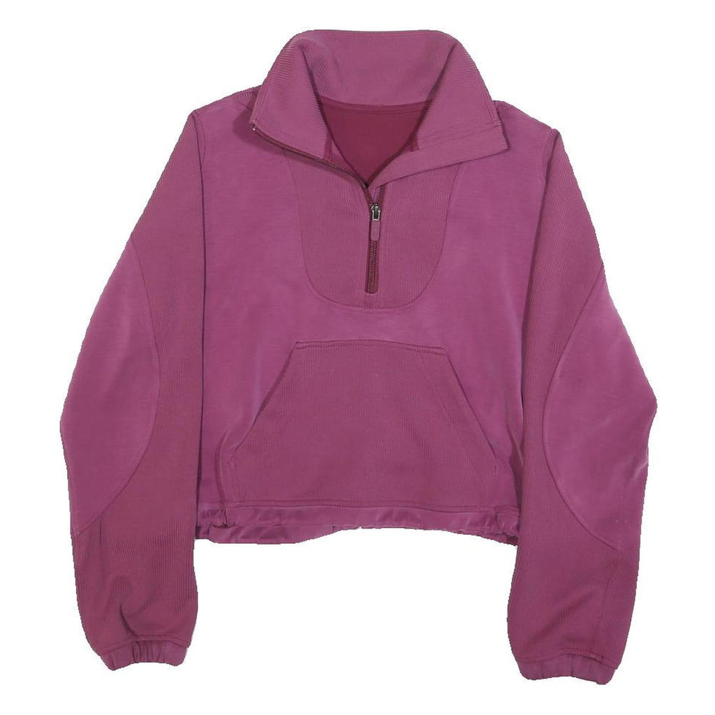 LULULEMON Womens Purple 1/4 Zip Sweatshirt XS Pullover Casual Activewear