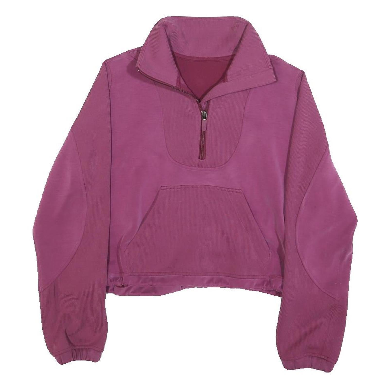 LULULEMON Womens Purple 1/4 Zip Sweatshirt XS Pullover Casual Activewear