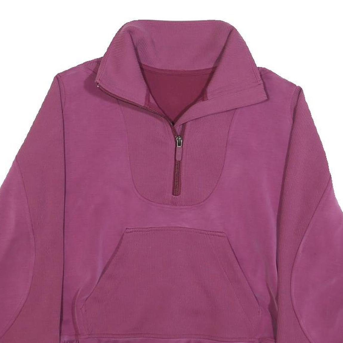 LULULEMON Womens Purple 1/4 Zip Sweatshirt XS Pullover Casual Activewear