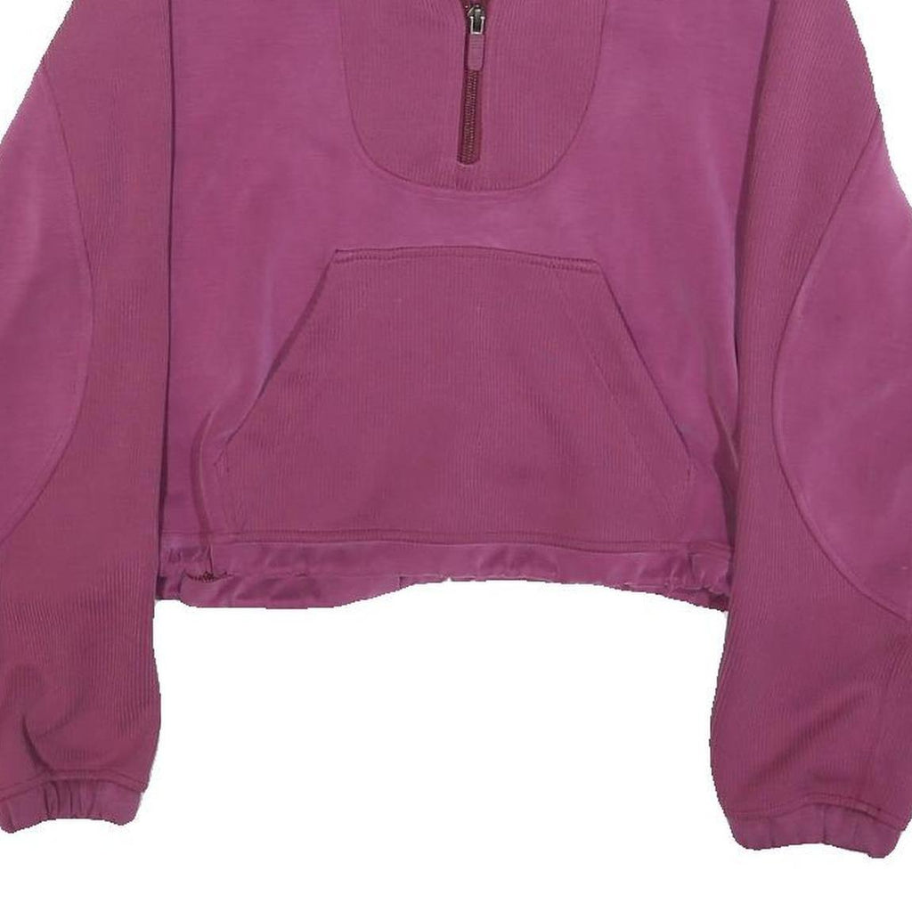 LULULEMON Womens Purple 1/4 Zip Sweatshirt XS Pullover Casual Activewear