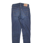 LEVI'S 711 Womens Jeans Blue Slim Skinny Denim Medium W24 L29 Stretch