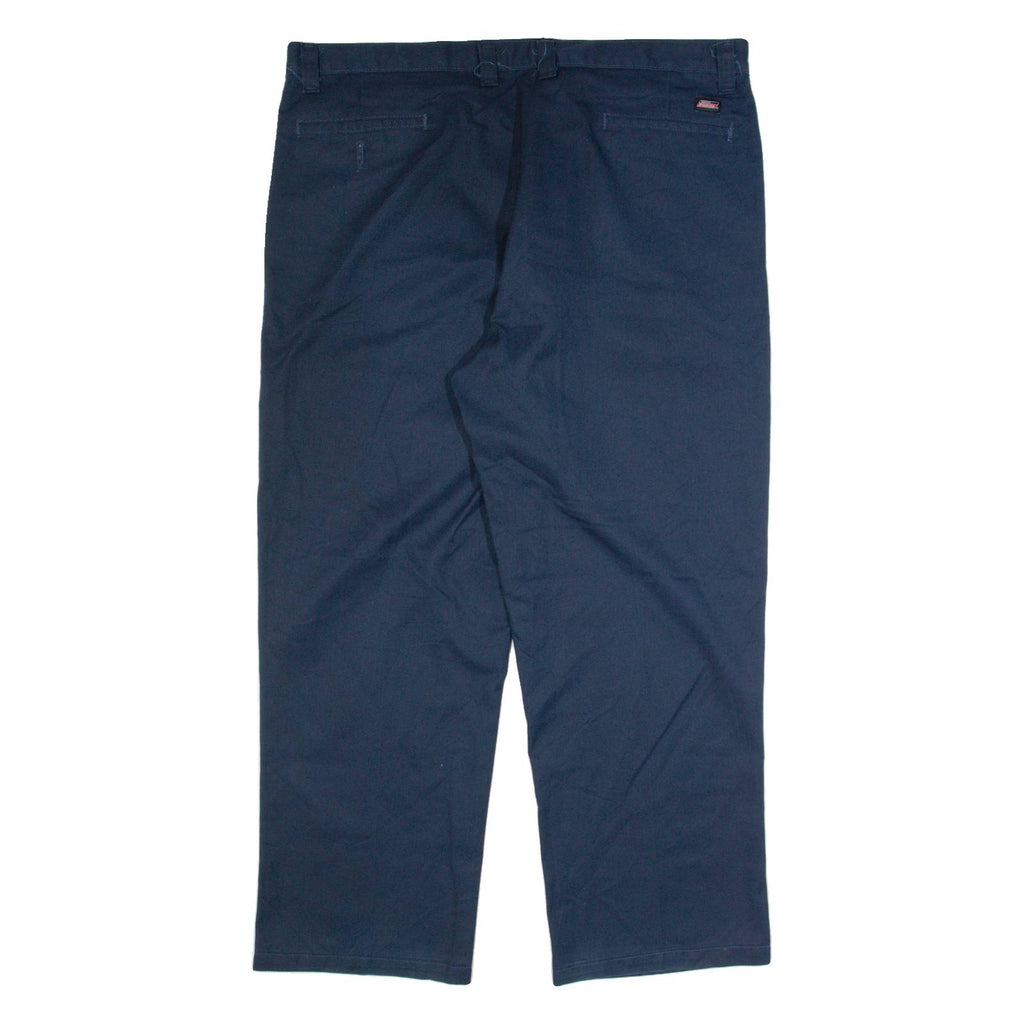 DICKIES Workwear Mens Trousers Blue Regular Straight W40 L28
