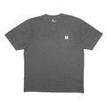 CARHARTT Mens Grey & Yellow Pocket T-Shirt L Short Sleeve Crew Neck Classic