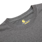 CARHARTT Mens Grey & Yellow Pocket T-Shirt L Short Sleeve Crew Neck Classic