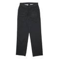 DICKIES Womens Cotton Blend Black Regular Fit Straight Leg Trousers W28 L30