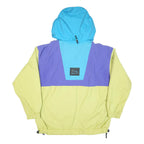 SCHOFFEL Womens Blue & Purple & Yellow Outdoor Jacket XL Polyester Blend Zip