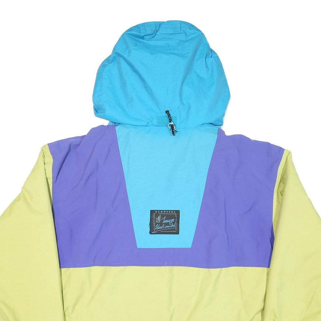 SCHOFFEL Womens Blue & Purple & Yellow Outdoor Jacket XL Polyester Blend Zip