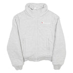 CHAMPION REVERSE WEAVE Womens Grey Zip Jacket XS Cotton Blend Sweatshirt Casual