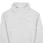 CHAMPION REVERSE WEAVE Womens Grey Zip Jacket XS Cotton Blend Sweatshirt Casual