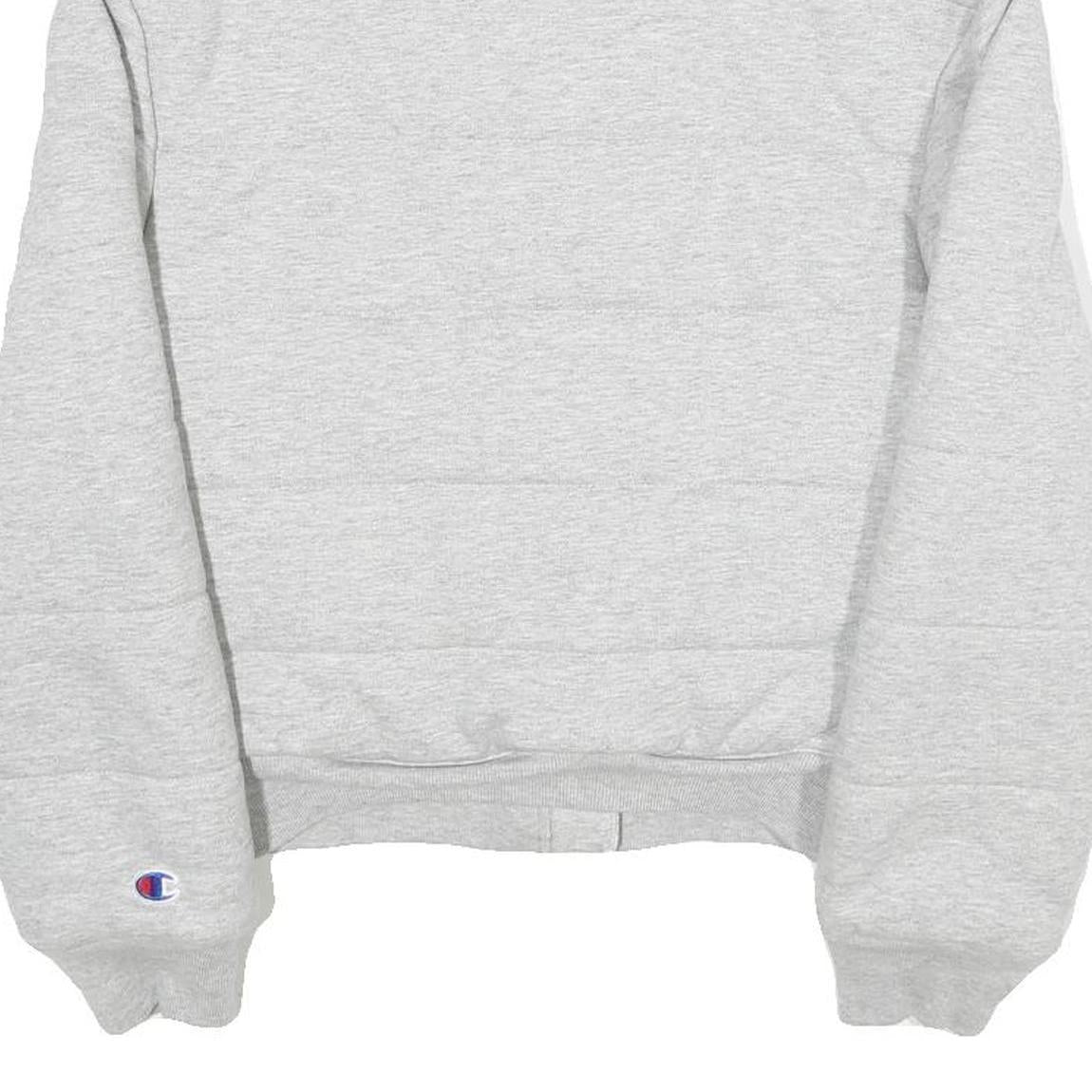 CHAMPION REVERSE WEAVE Womens Grey Zip Jacket XS Cotton Blend Sweatshirt Casual