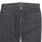 7 FOR ALL MANKIND Womens Blue Denim Mini Skirt Cotton M Casual Straight Zip