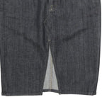 7 FOR ALL MANKIND Womens Blue Denim Mini Skirt Cotton M Casual Straight Zip