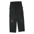 CARHARTT Womens Black Regular Fit Straight Leg Trousers W30 L30 Workwear Cargo