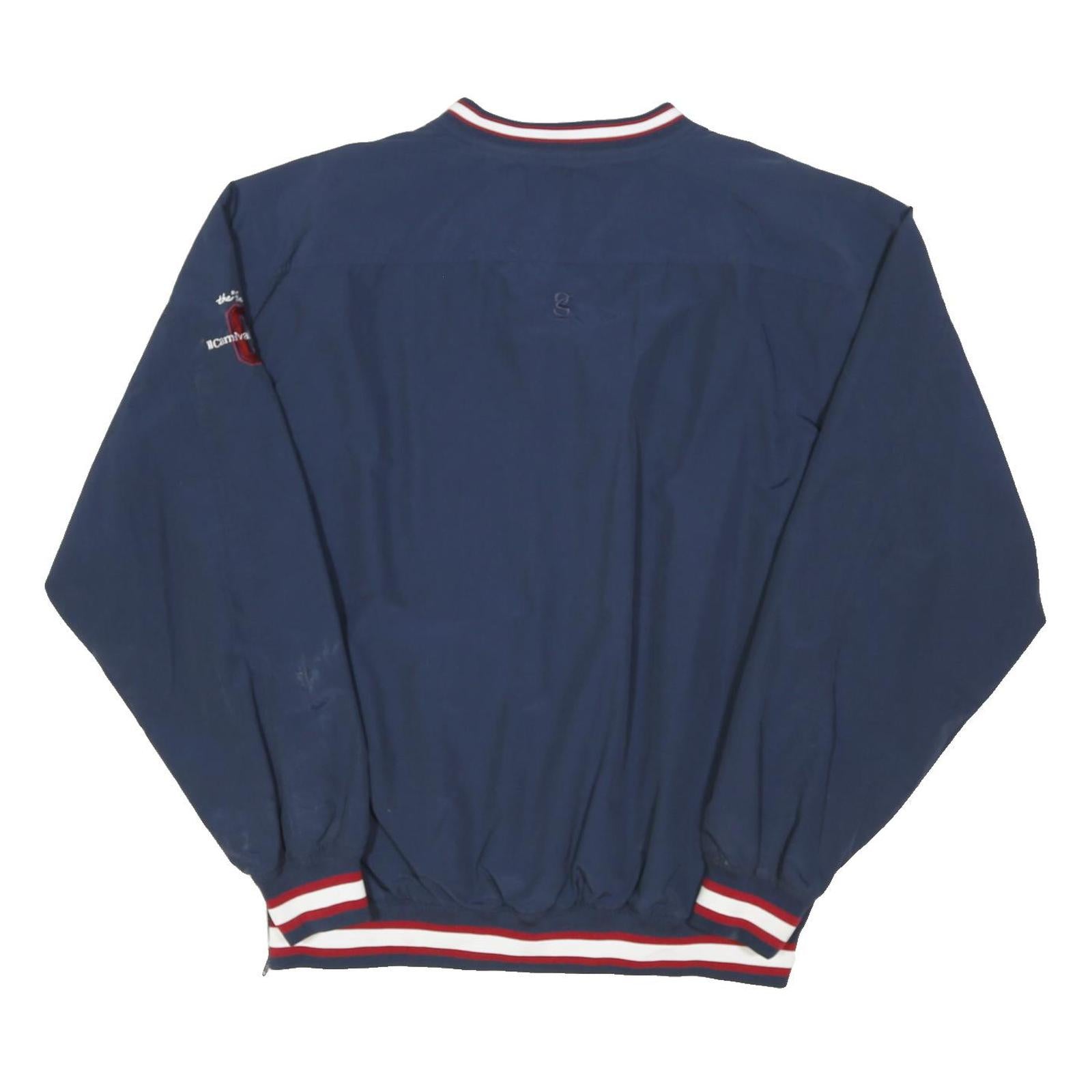 GEAR FOR SPORTS Mens Navy Carnival Jacket M Nylon Plain V Neck Sportswear