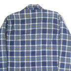 THE GREAT PLAINS Mens Blue & Olive Check Shirt M Casual Long Sleeve Cotton