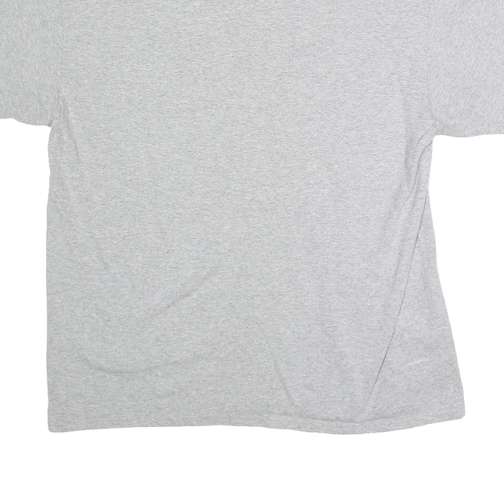 PORT & COMPANY Mens Grey Coach Graphic T-Shirt XL Short Sleeve Crew Neck