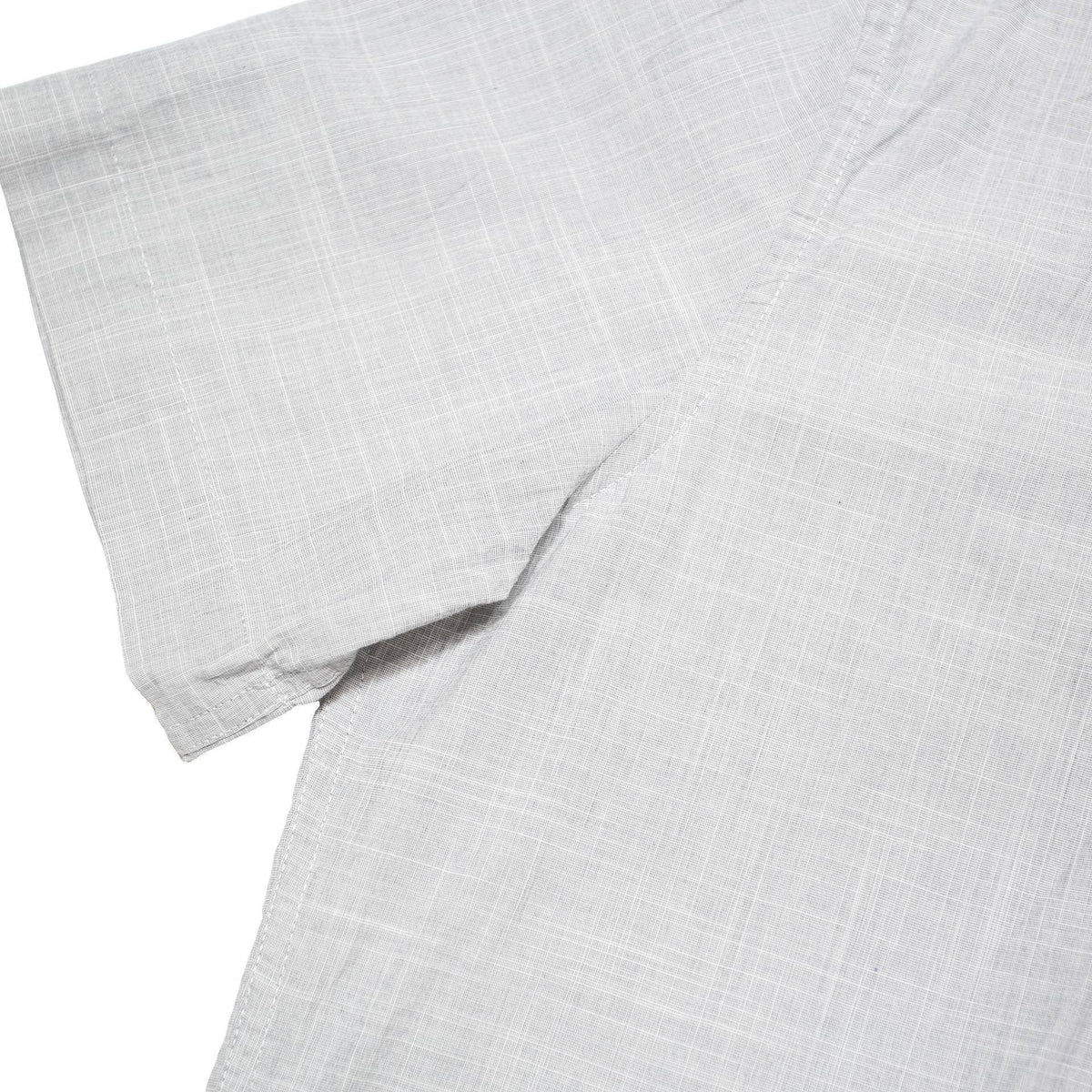 TOMMY HILFIGER Mens Grey Short Sleeve Cotton Blend Shirt S Button Down Pocket