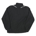 Mens Black Polyester Blend Sports Zip Jacket XL Erima UHC Oberland 84 Style