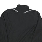 Mens Black Polyester Blend Sports Zip Jacket XL Erima UHC Oberland 84 Style