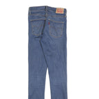 LEVI'S Womens Jeans Blue Slim Skinny Denim Medium W26 L32 Stretch Zip Fly
