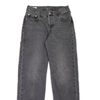 LEVI'S 501 Jeans BIG E Womens Grey Regular Straight Stone Wash W25 L32