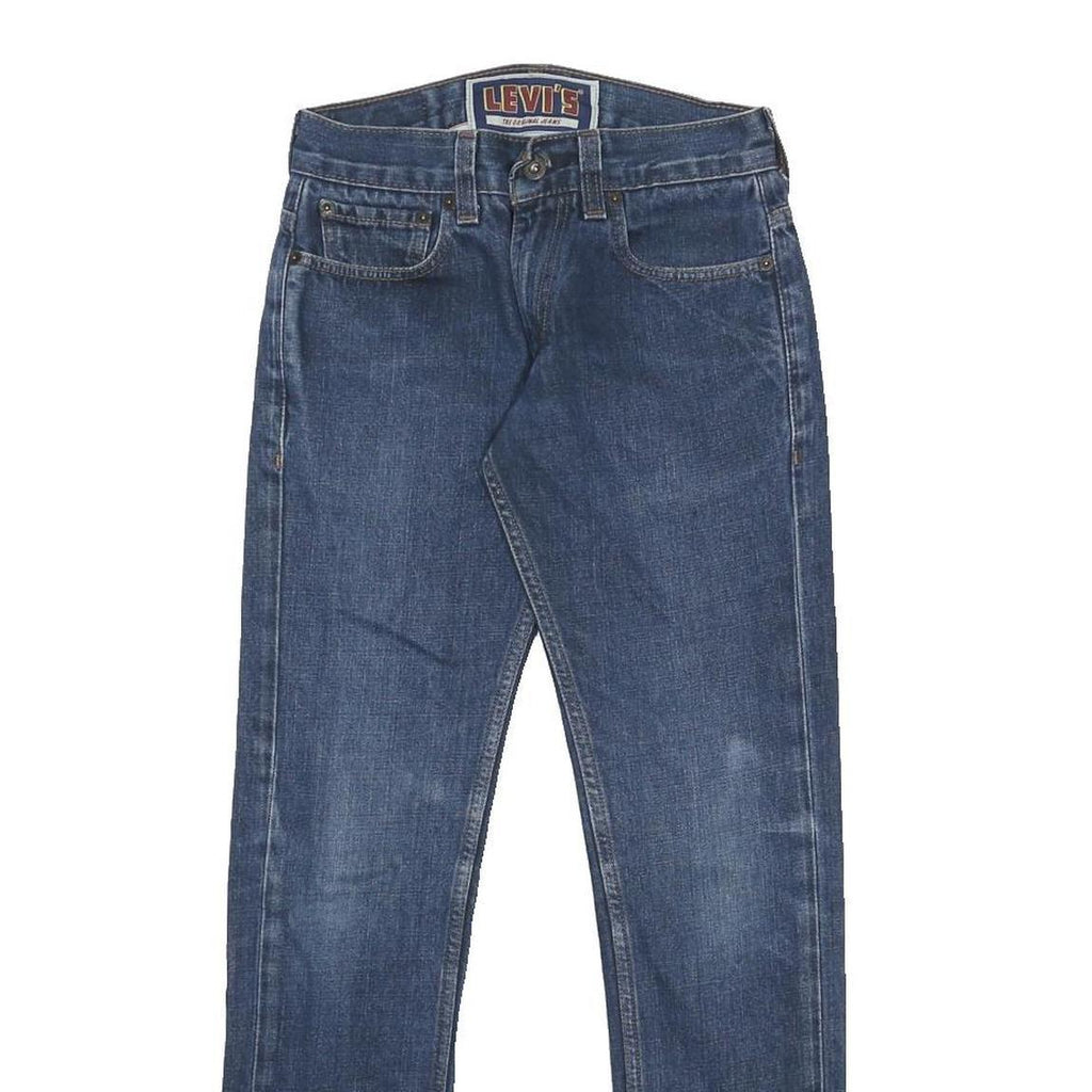 LEVI'S 511 Skinny Mens Jeans Blue Slim Denim W26 L30 Classic Cotton Zip