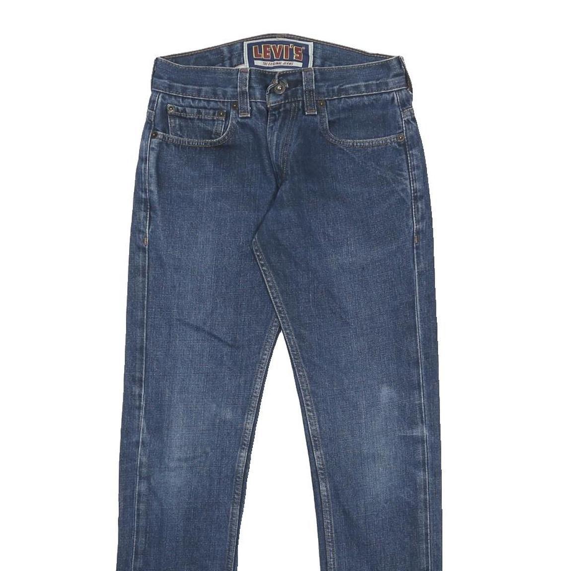 LEVI'S 511 Skinny Mens Jeans Blue Slim Denim W26 L30 Classic Cotton Zip