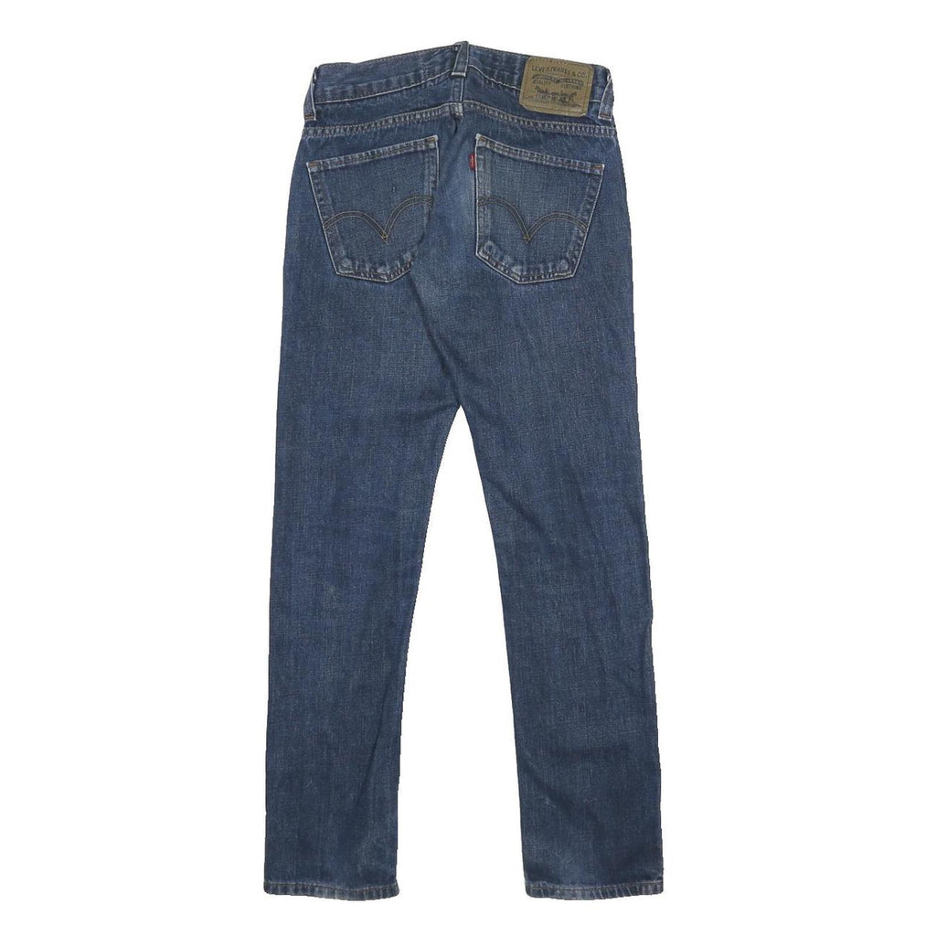 LEVI'S 511 Skinny Mens Jeans Blue Slim Denim W26 L30 Classic Cotton Zip