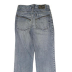 CZG Mens Jeans Blue Regular Straight Denim Light W28 L29 Cotton Zip