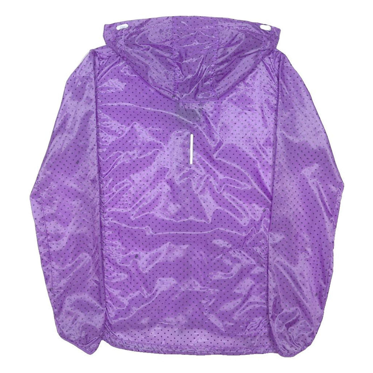 NIKE RUNNING Womens Purple Nylon Running Jacket M Lightweight Zip Hooded