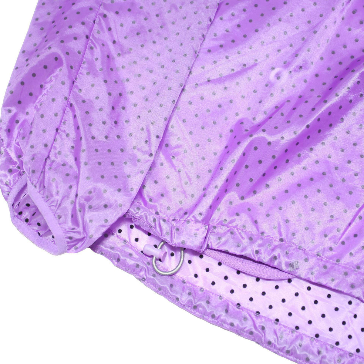 NIKE RUNNING Womens Purple Nylon Running Jacket M Lightweight Zip Hooded