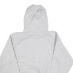 GILDAN Womens Grey Softball Pullover Hoodie L Printed Sports Sweatshirt