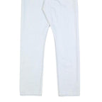 LEVI'S 501 Womens Jeans White Regular Straight Denim Light W31 L32 Classic Fit