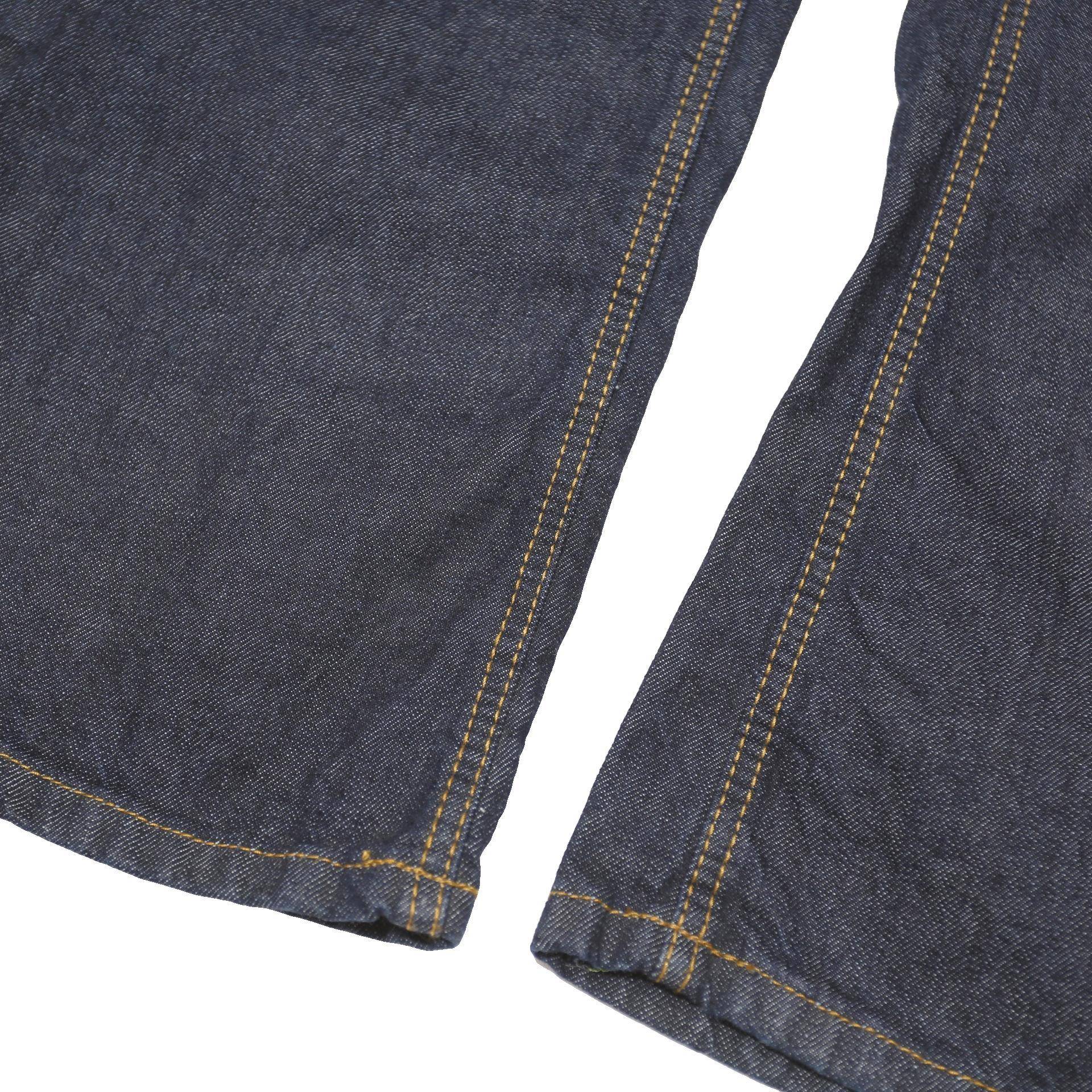DICKIES Womens Jeans Blue Relaxed Straight Denim Medium W38 L32 Button Closure