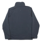 COLUMBIA Mens Black Polyester Blend Jacket M Zip Plain Outdoor Casual