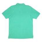 NIKE Mens Green Short Sleeve Plain L Cotton Polo Shirt Casual Sportswear