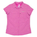 COLUMBIA Womens Worker Shirt Pink M