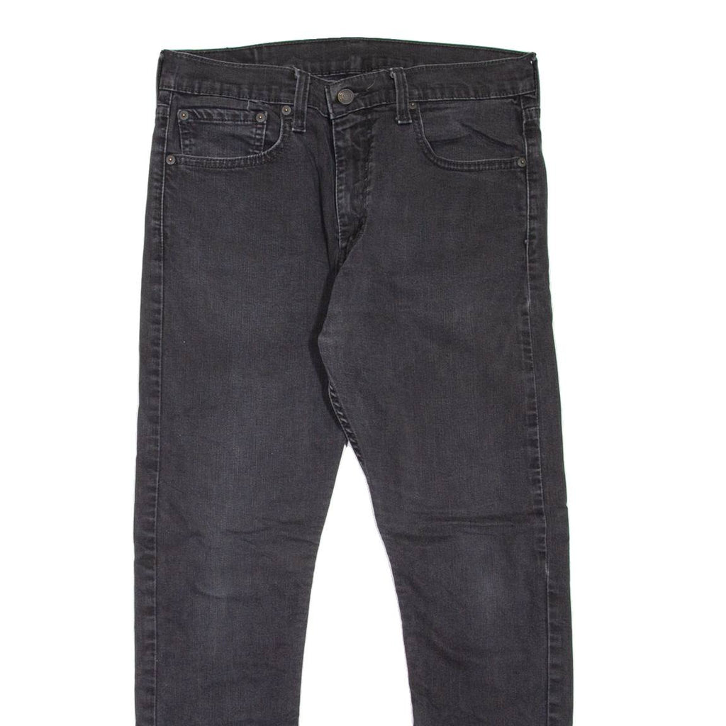 LEVI'S 512 Jeans Mens Black Slim Tapered W33 L27