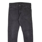 LEVI'S 512 Jeans Mens Black Slim Tapered W33 L27
