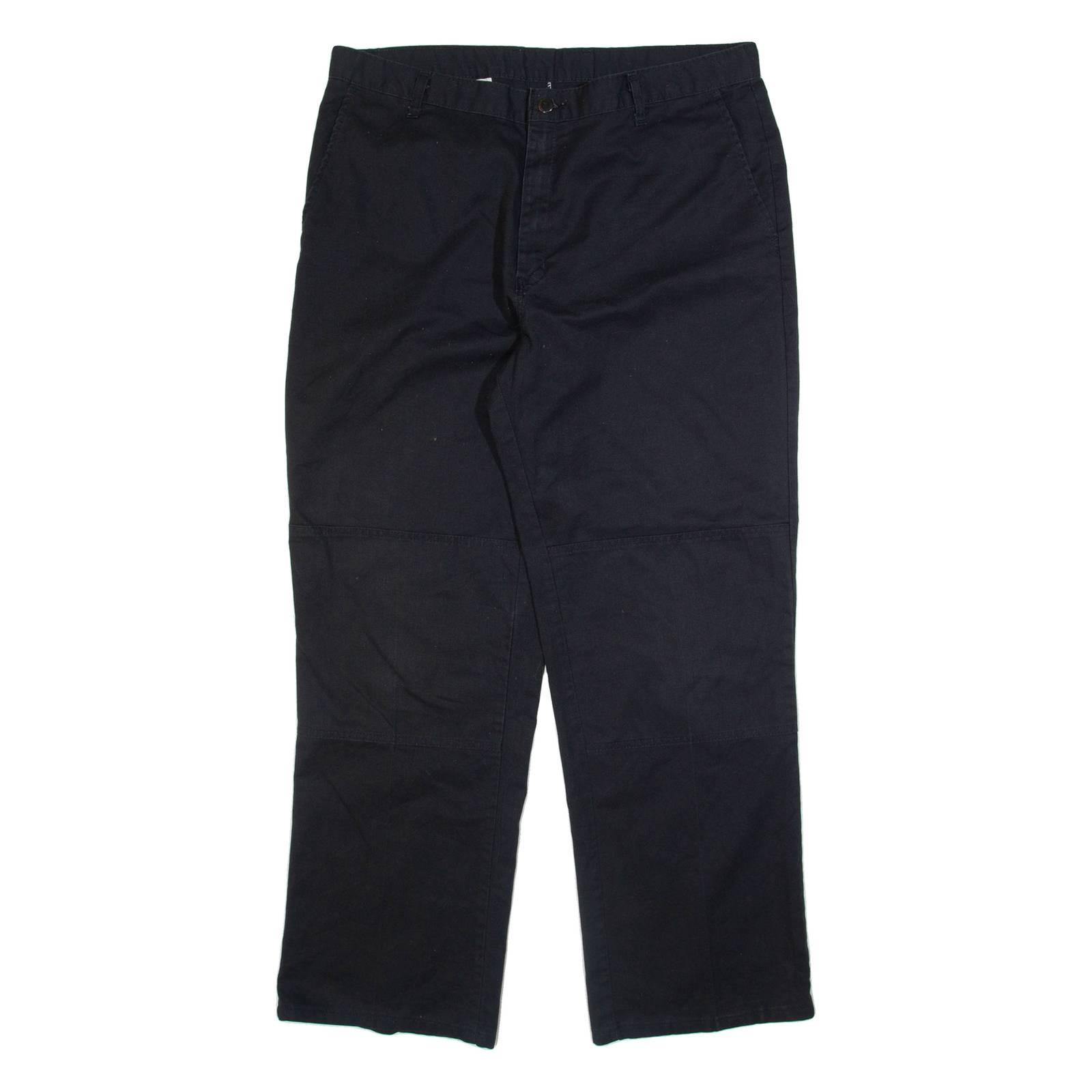DICKIES Mens Trousers Black Regular Straight W38 L32