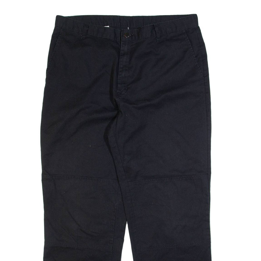DICKIES Mens Trousers Black Regular Straight W38 L32