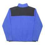 THE NORTH FACE Mens Blue & Black Plain Pullover Polyester XL Outdoor Fleece