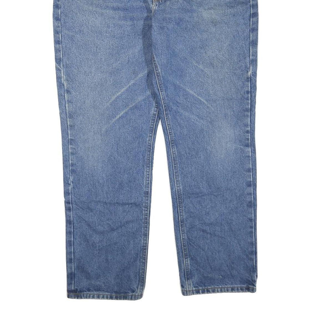 CARHARTT Mens Jeans Blue Regular Straight Denim Medium W40 L30 Classic Fit Zip