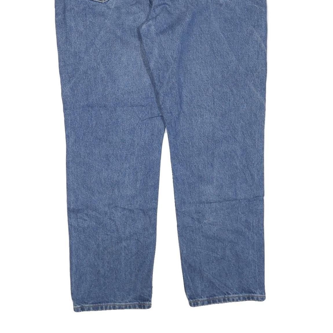 CARHARTT Mens Jeans Blue Regular Straight Denim Medium W40 L30 Classic Fit Zip