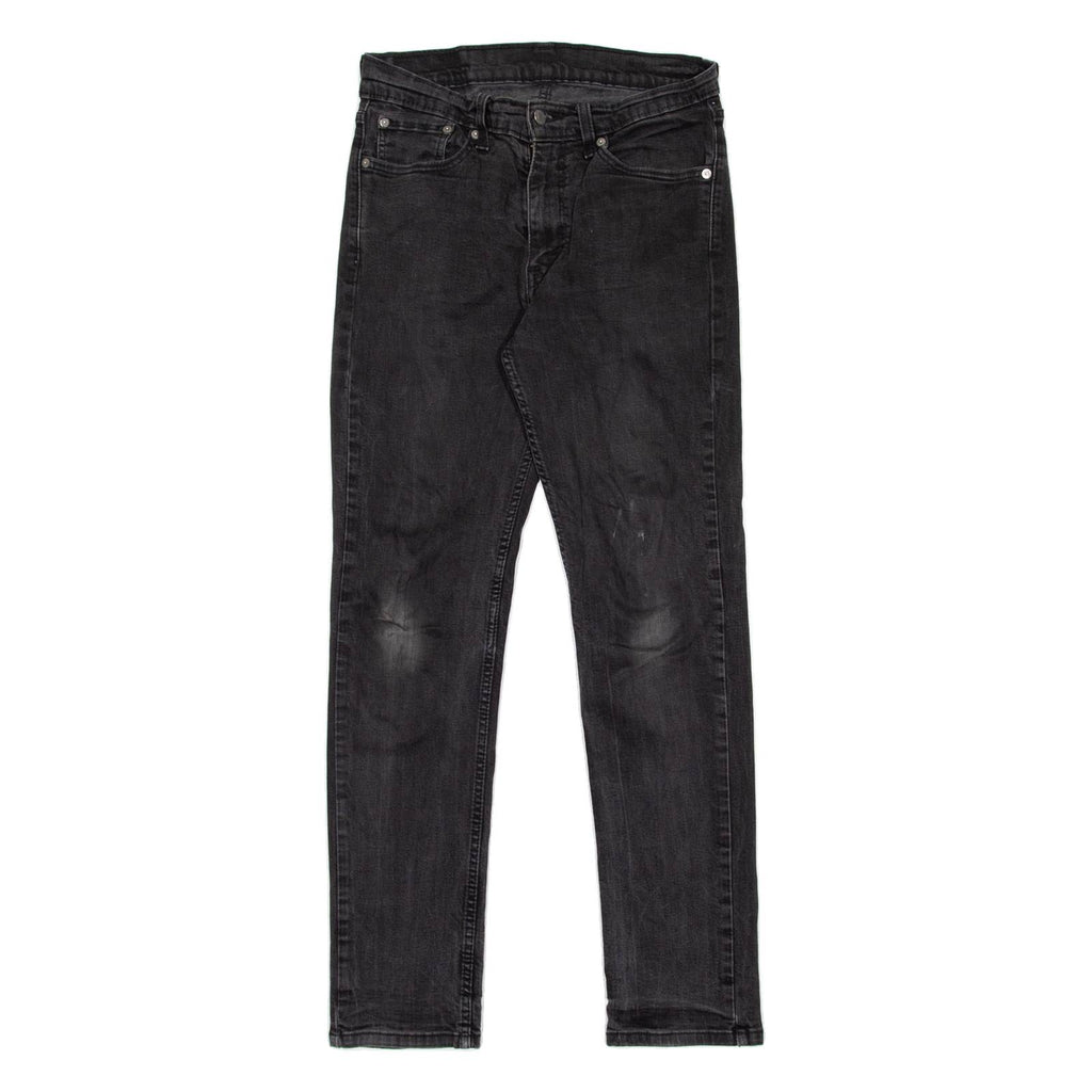 LEVI'S 511 Jeans Mens Black Slim Straight W28 L32