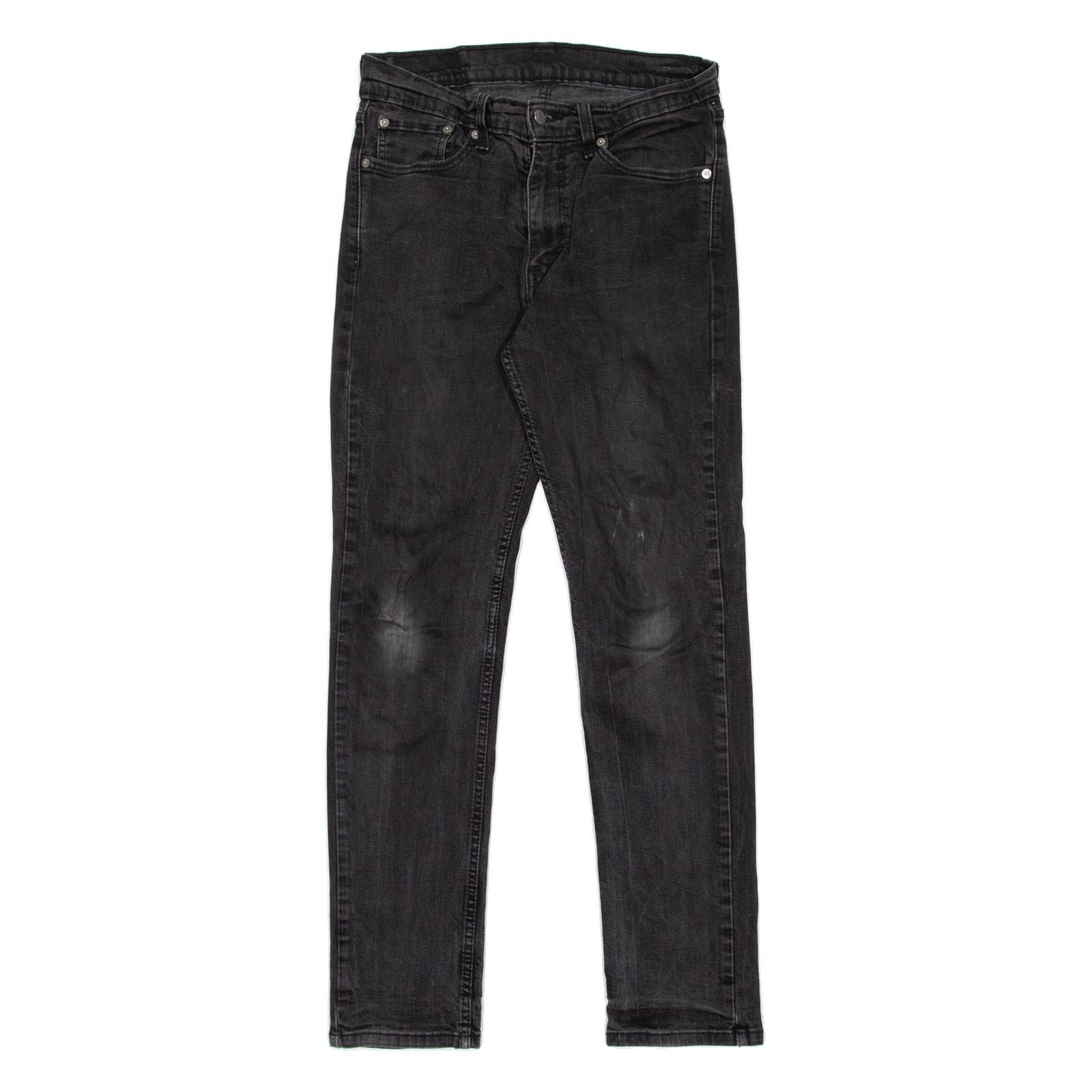 LEVI'S 511 Jeans Mens Black Slim Straight W28 L32