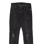 LEVI'S 511 Jeans Mens Black Slim Straight W28 L32